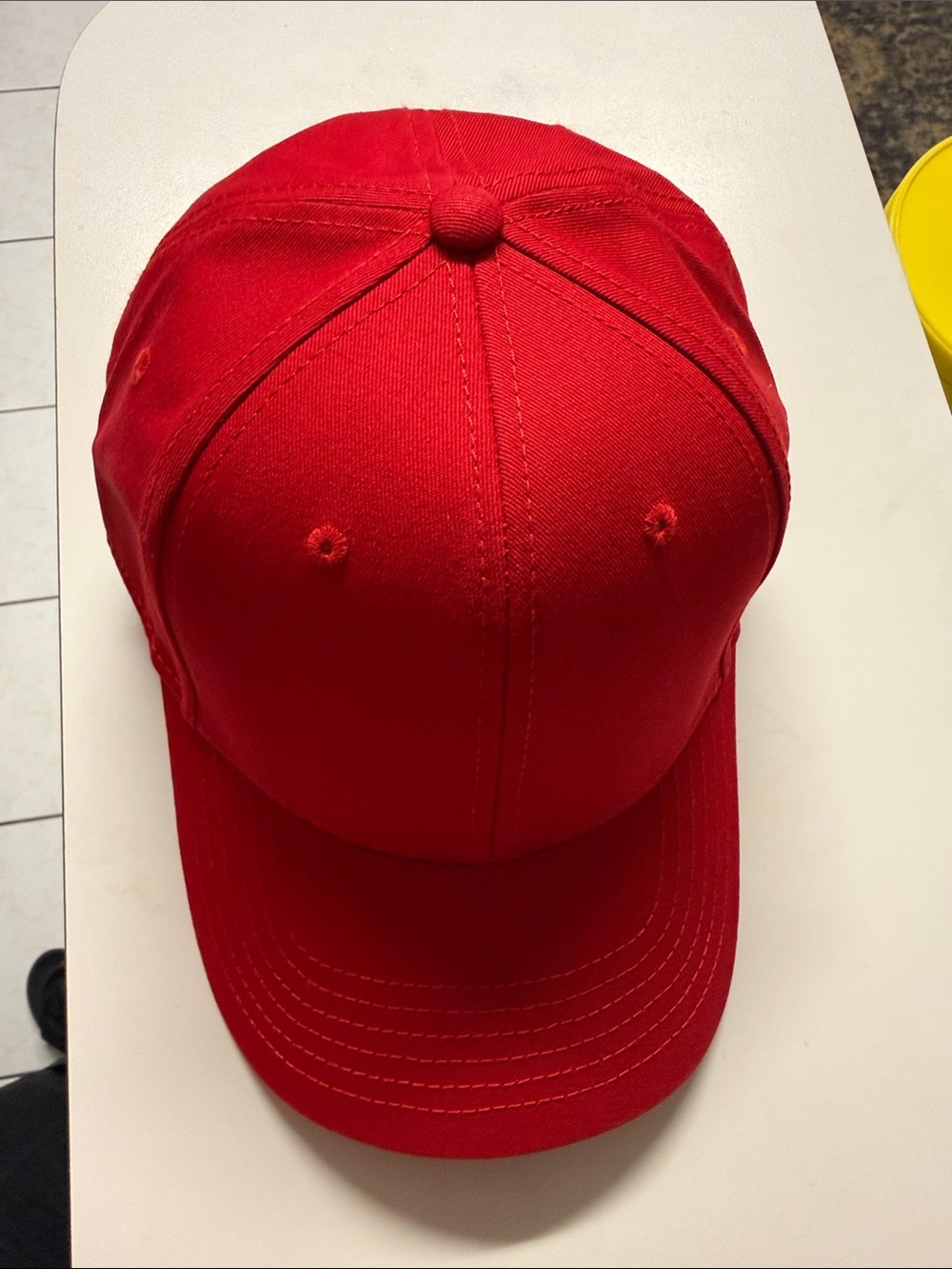 Classic Red Women's Baseball Cap - Unbranded